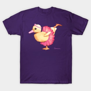 Ballerina Tutu Duckling T-Shirt